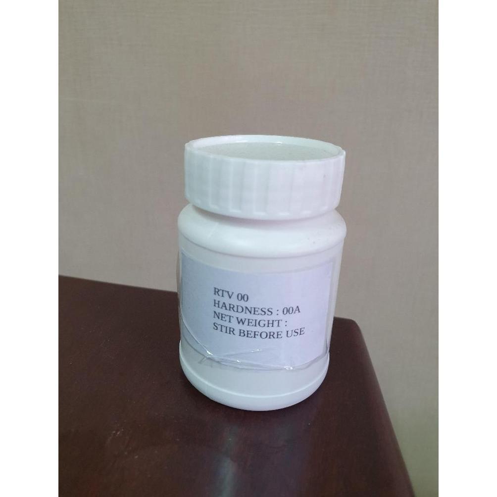 NEW Silicone Rubber RTV 00 Hardness Sangat Lunak 00A, 200gr [terbaik][terlaris]