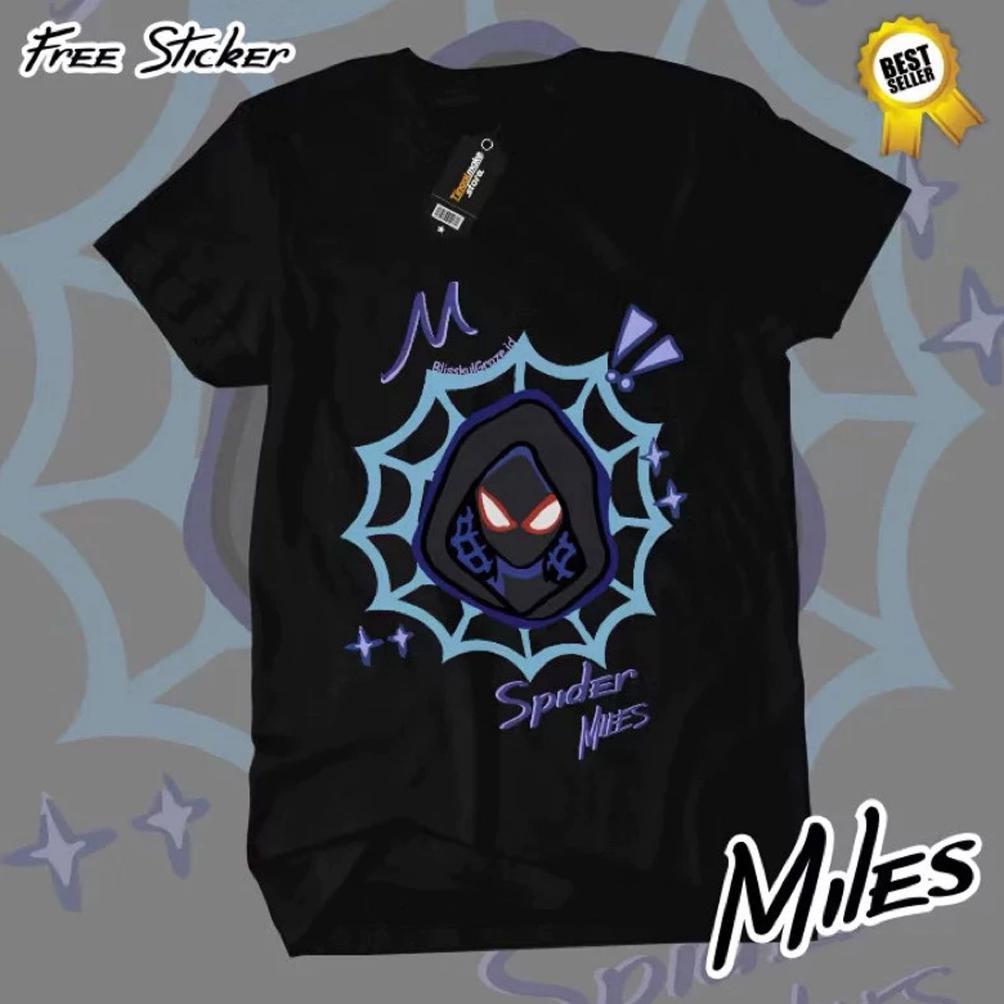 BIG SALE KAOS COUPLE SPIDER GWEN & MILES Z3 ANAK ANAK 3-14 TAHUN | COUPLE SPIDERMAN | TSHIRT COUPLE 