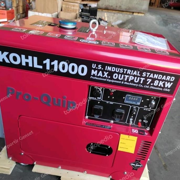 Genset Silent 10 Kva Proquip Kohl11000