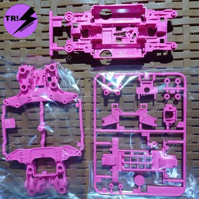 Tamiya 95386 Ms Chassis Set Light Blue Orange Msl Center Bukan Ms Pro