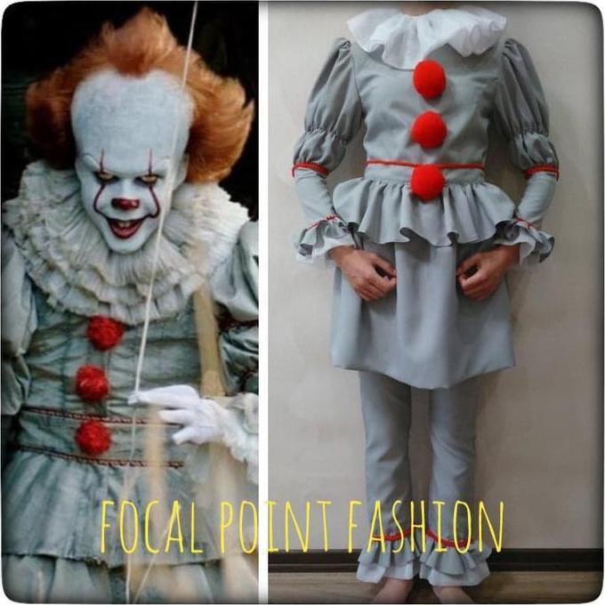 READY kostum pennywise IT dewasa unisex clown badut halloween costume