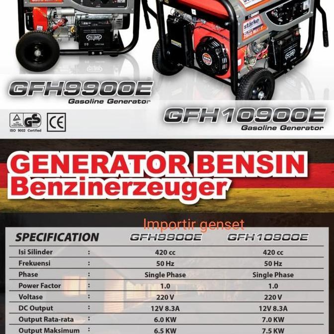 Genset Starke Heavy Duty Bensin