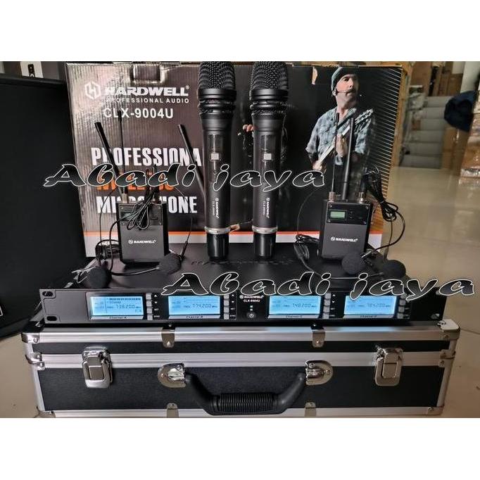 Mic Hardwell CLX9004U 4 Chanel CLX 9004U CLX9004 U pegang clipon bando