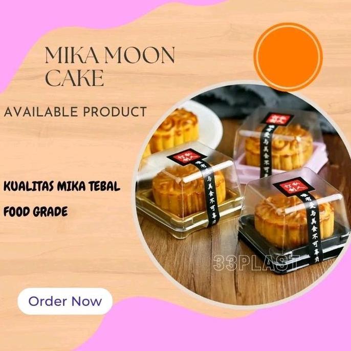 Aura- Mika Mochi Mika Puding (50Pcs) Mika Moon Cake Mini Mika Burger Donat Mini
