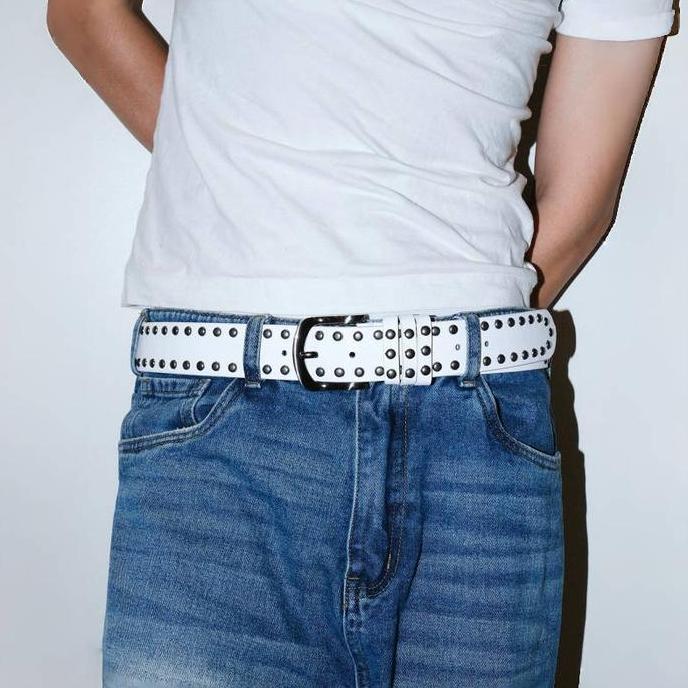 Youbit- Punk Dan Y2K Ikat Pinggang Nita Pria Sabuk Keren Pinggang Pria Belt Nita Fashion Belt Gaya P