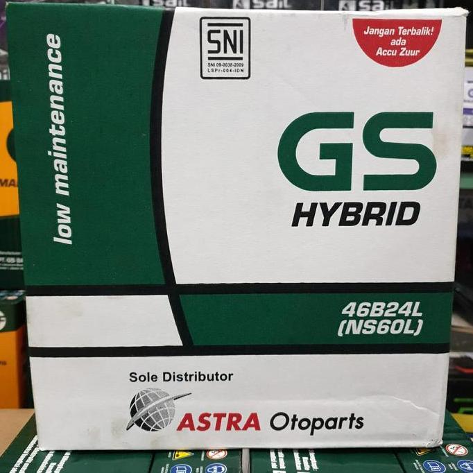 Aki Mobil GS ASTRA HYBRID NS60L