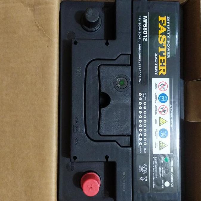 Aki 58012 / 58024 Faster 12v 80ah