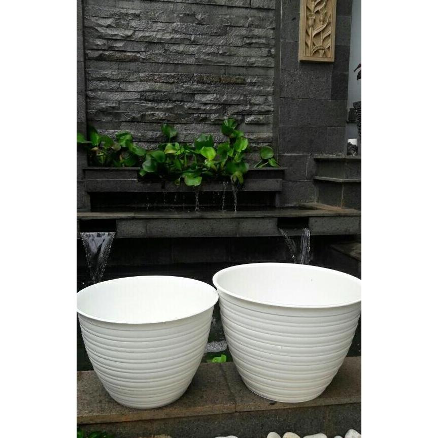 Pot tawon putih diameter 27 / pot tawon putih