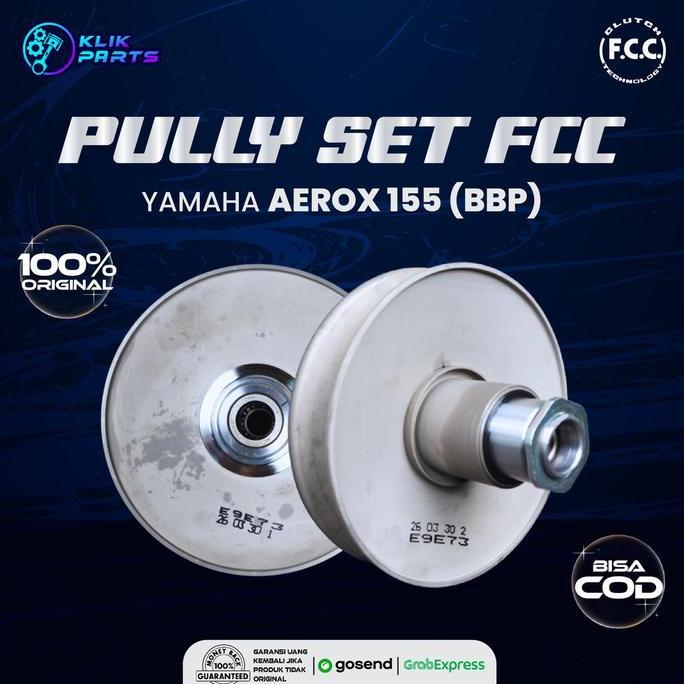 Pulley Set Fcc Yamaha Aerox 155 (Bbp) Original Fcc 100% Hemat