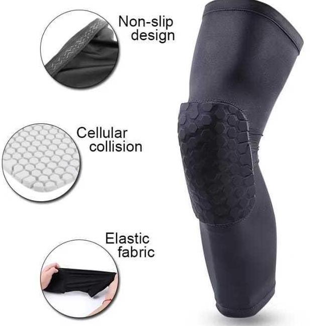 Leg Sleeve Basket Kids Bantalan Pelindung Lutut Olahraga Basket Anak Deker Lutut Anak Support Play S