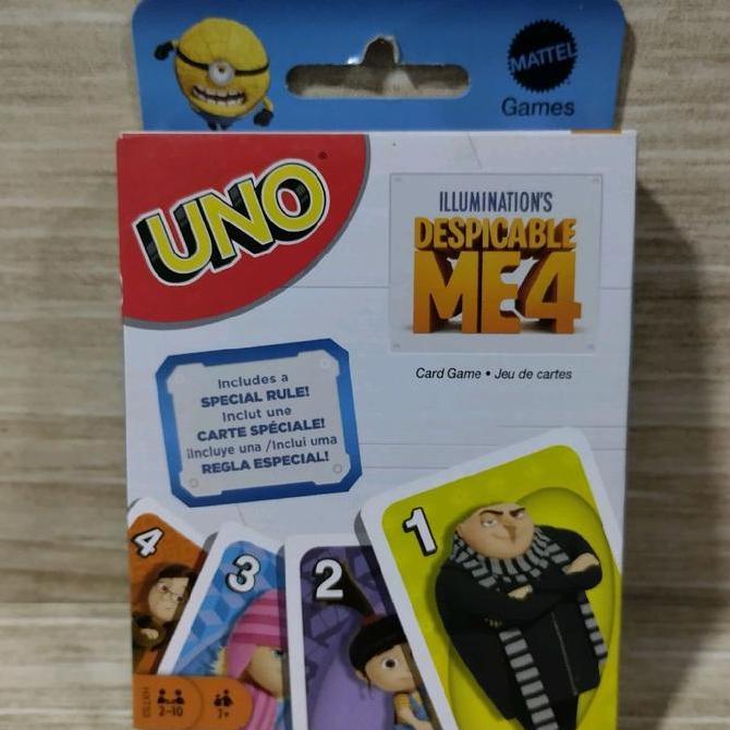 MATTEL KARTU UNO - DESPICABLE ME 4 MDLS27