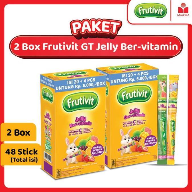 Best Seller Paket 2 Box Frutivit Gt Jelly Ber-Vitamin Premium