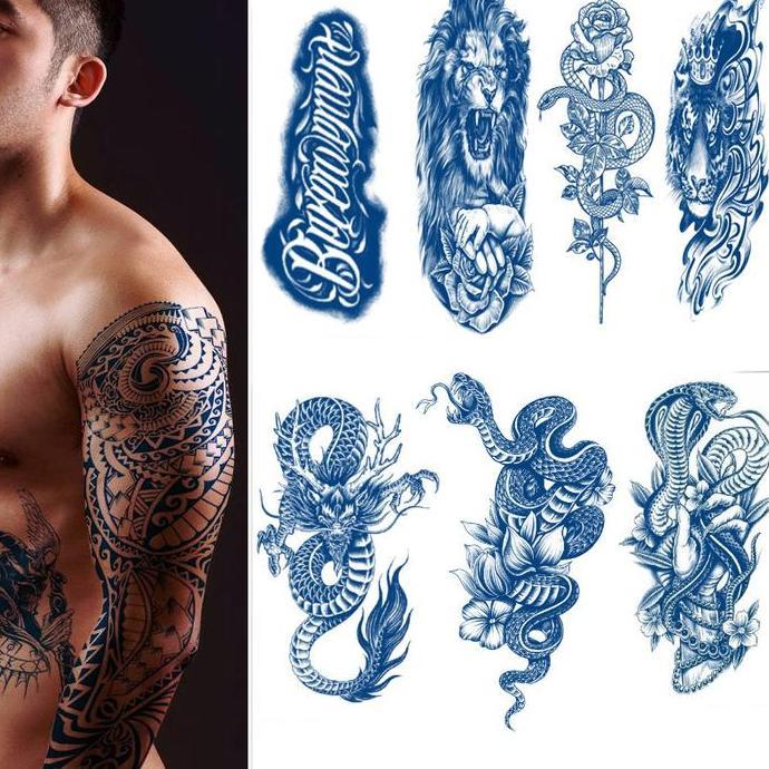 COD Tato Temporer Tahan hingga 15 Hari stiker tattoo waterproof tahan lama Magic tattoo Temporary Ta