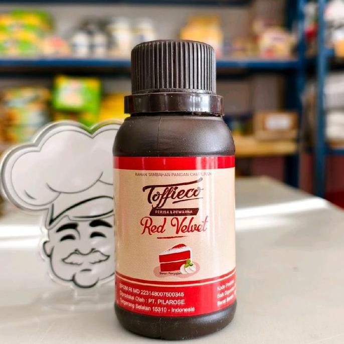 Best Seller Toffieco Red Velvet 100Gr / Pasta Red Velvet Toffieco 100Gr Premium