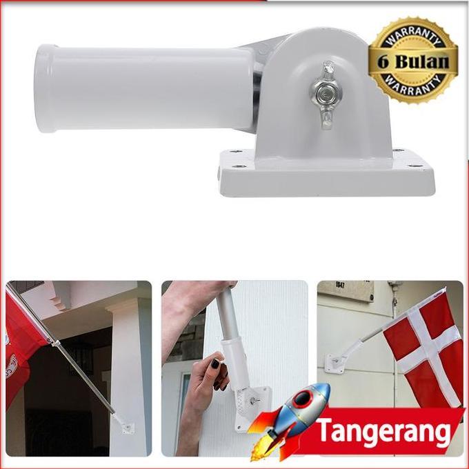 Bracket Holder Tiang Bendera /Bracket Tembok Tiang Bendera 180 Derajat