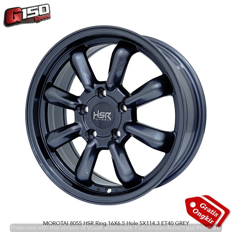Pelek mobil Ring16 untuk ertiga xl7 innova rush sporty Velg HSR R16 Lebar 6,5 Original HSR WHEEL