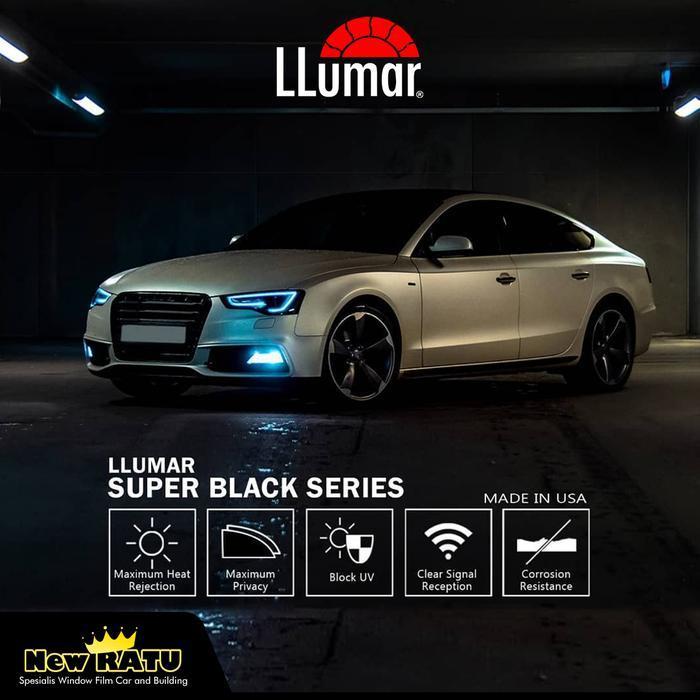 Kaca Film LLumar Super Black | 7 Tahun garansi