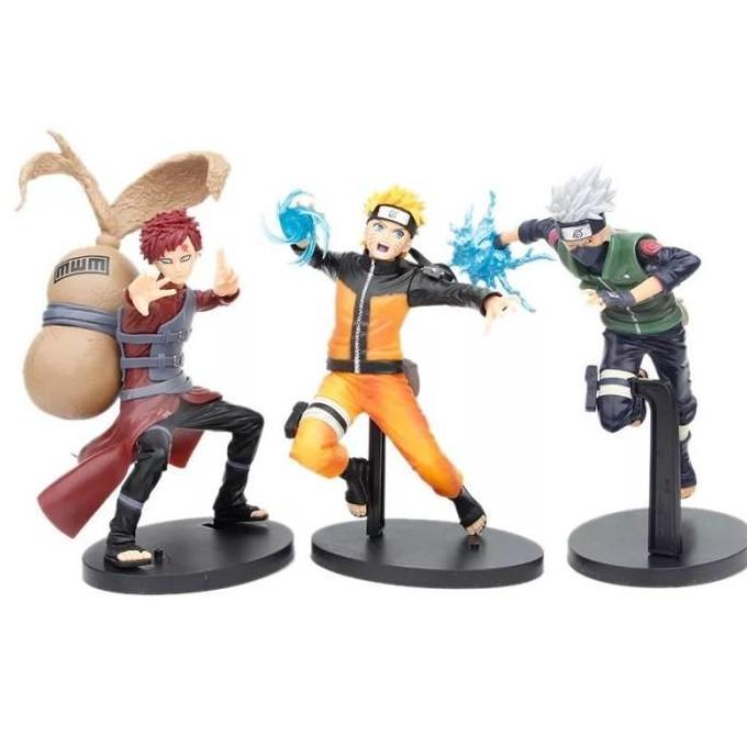 mainan - figure naruto / kakashi / gaara vibration star Diskon