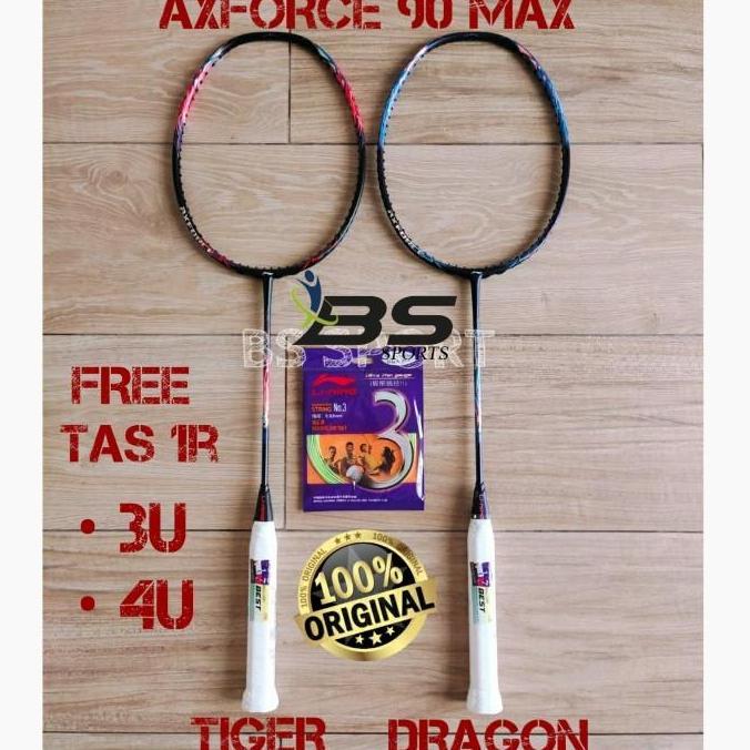 TERBARU - RAKET BADMINTON LINING AX FORCE 90 MAX AXFORCE 90 MAX ORIGINAL
