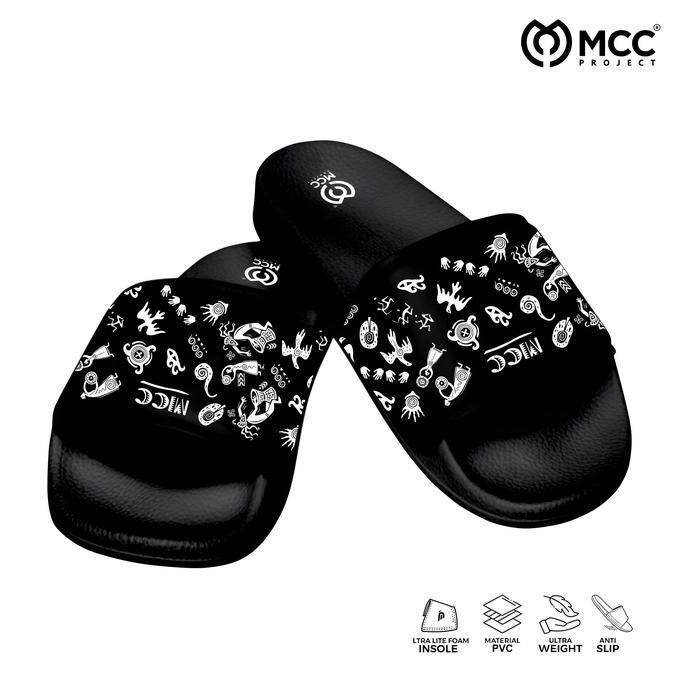 DA19 - Sandal Selop Pria Terbaru Kekinian Motif Afrika DNC Sandal Cowok Keren Kasual Ukuran 39-43 Sh