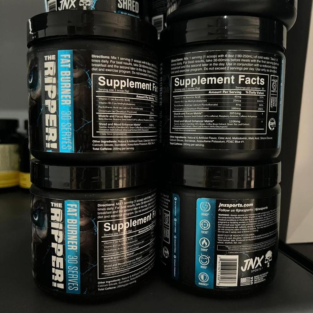 Jnx The Ripper 30 Servings Fat Burn Plus Pre Workout Shadow Curse 30Servings Fatburn Bakar Lemak Ene