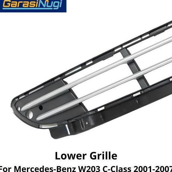 Lower Grille Mercy W203 Grill Cover Bumper Depan Bawah Mercedes C230