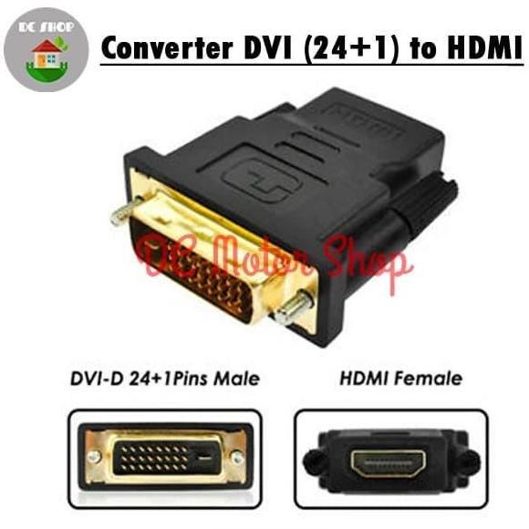 KONEKTOR / CONNECTOR / CONVERTER / HDMI TO DVI 24+1 /DVI-D/DVI 24 + 1