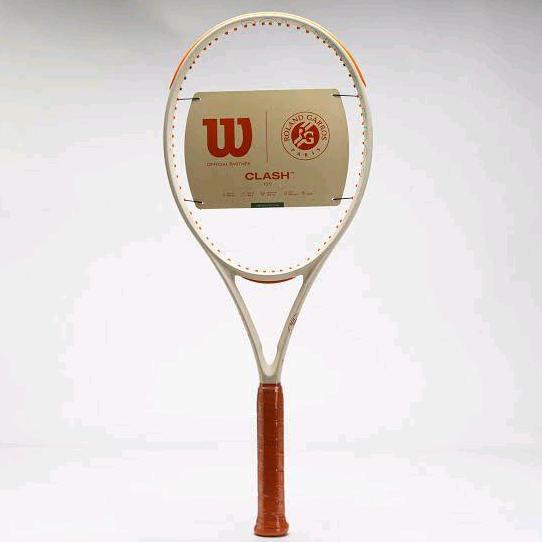 Tins- New Raket Tenis Wilson Clash 100L 280Gr V3 Roland Garros/ Raket Wilson Clash 100L 3.0 Version 