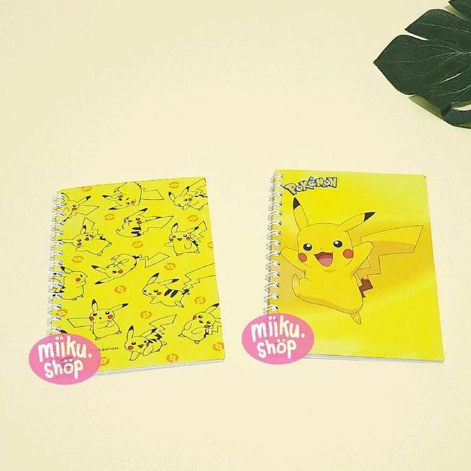 Skl - Notebook Ring / Buku Catatan Karakter Pokemon Pikachu