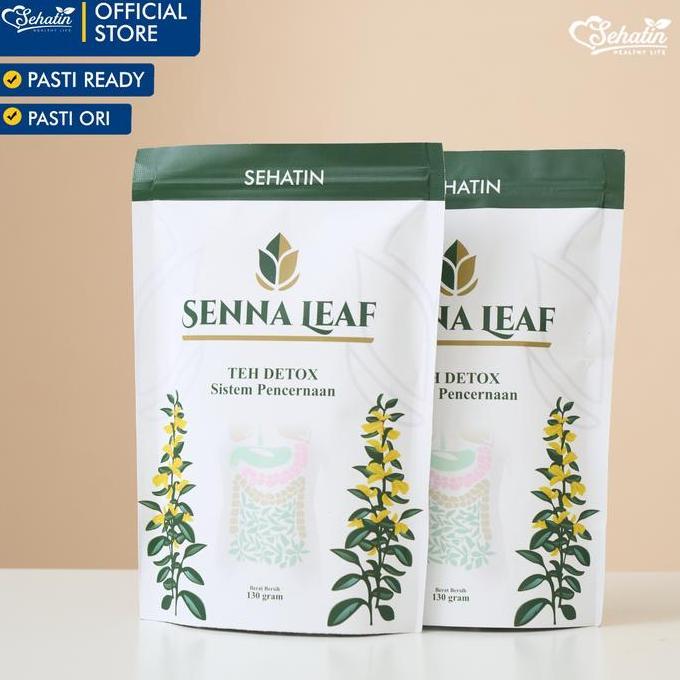 Senna Leaf Tea Detox Original - Teh Herbal Daun Senna Membersihkan Usus