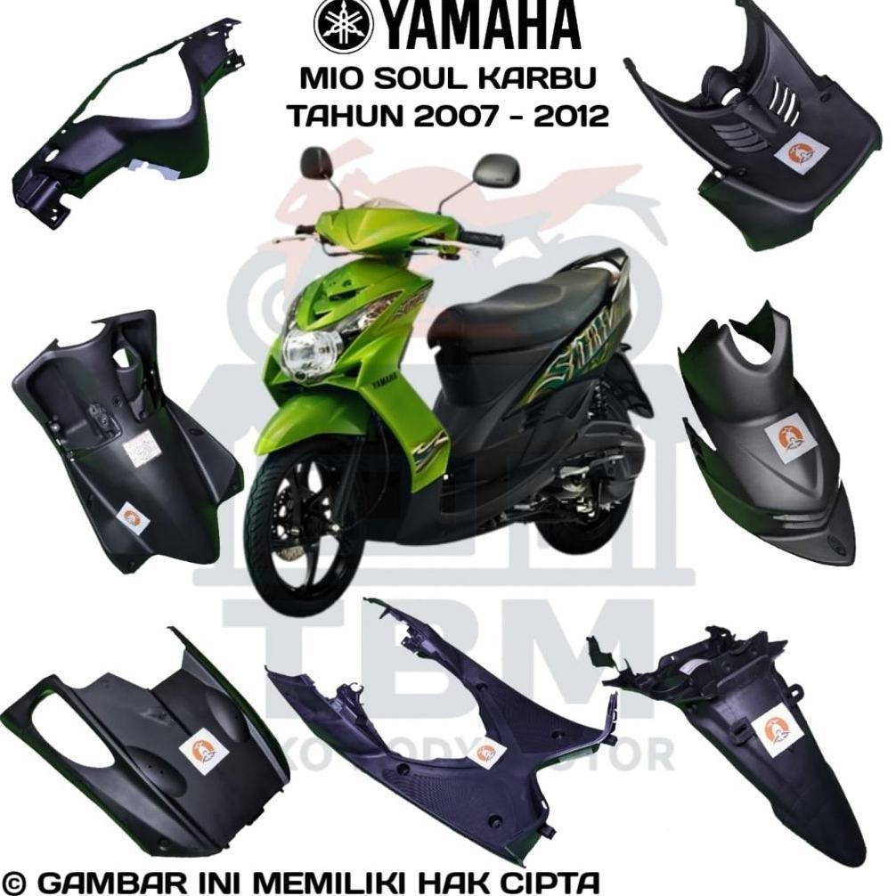 Favorit Body Motor Yamaha Mio Soul Karbu Cover Body Kasar 2007 2008 2009 2010 2011 2012 Body Kasar Y