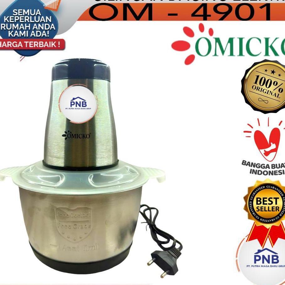 Food Processor Elektrik Chopper Daging Bumbu Listrik 2 Liter Omicko