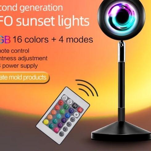 Lampu Sunset / Sunset Lamp / Lampu Tidur Proyektor