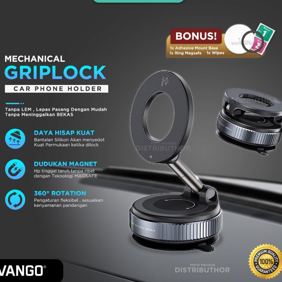 Dudukan Hp Vakum Magnetik 360 Holder Hp Mobil Meja Tempel Kuat Bisa Lipat