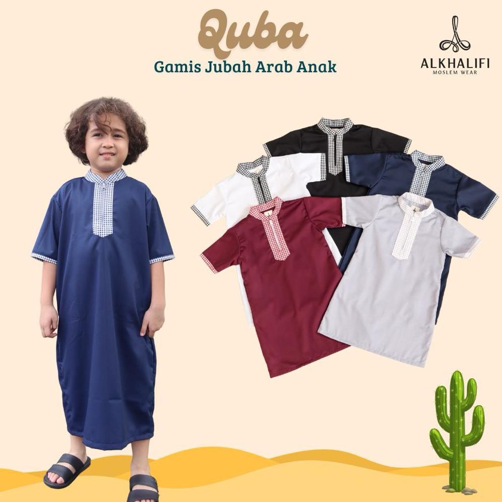 ALKHALIFI - QUBA GAMIS JUBAH ARAB ANAK PREMIUM QUALITY MURAH