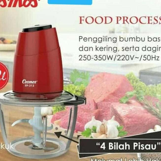 Food Processor Cosmos Fp 313 / Chopper Cosmos / Pencacah Daging Cosmos