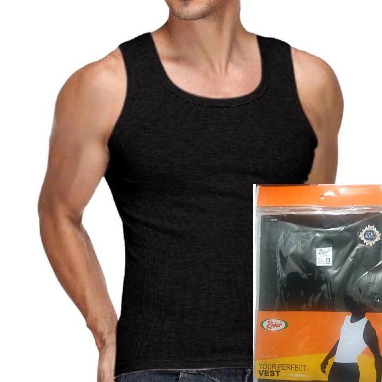 Rider Singlet Tanktop Vest R224B - Hitam