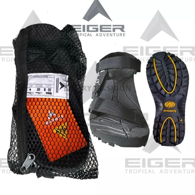 OFFICIAL E I G E R ORIGINAL 100% - Sandal Gunung Pria Wanita Model Tali Bangkol Outdoor Hiking Terba