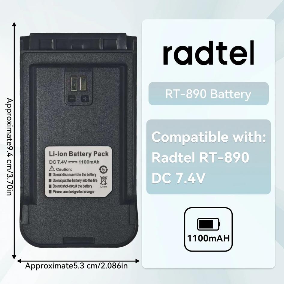 Baterai Cadangan untuk HT UV-5118 PLUS 1100mAh - Kompatibel dengan V86T
