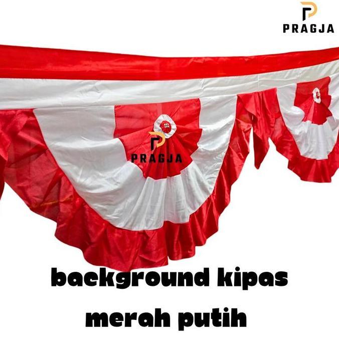 Bendera Panjang Background Bendera Rempel Merah Putih
