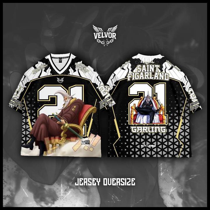 Velvor Jersey Anime Oversize Premium - Jersey Anak & Dewasa - Jersey One Piece 21 Series Number - Je