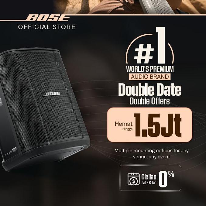 ikaarifatullistiana - Bose S1 Pro+ Portable Bluetooth Wireless Karaoke Party Speaker System