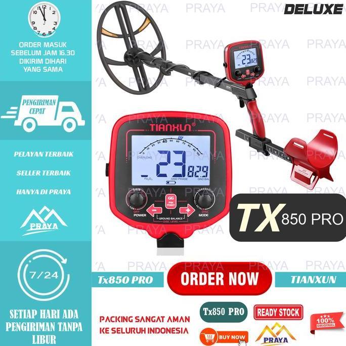 PROFESSIONAL METAL DETECTOR TX850 UNDERGROUND ALAT PENCARI EMAS TX-850