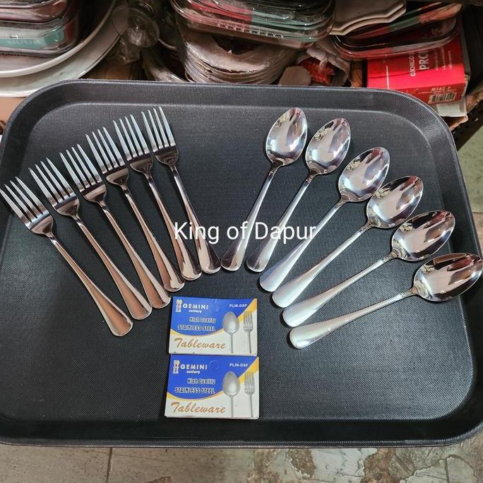 Trinken- Sendok Makan Garpu Makan Gemini Dinner Spoon Dinner Fork