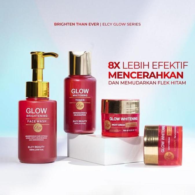 Skin- New- Facial Sh Elcye Beauty Glow Whitening Sabun Muka Mencerahkan Cleanser Berminyak Hitam Kot
