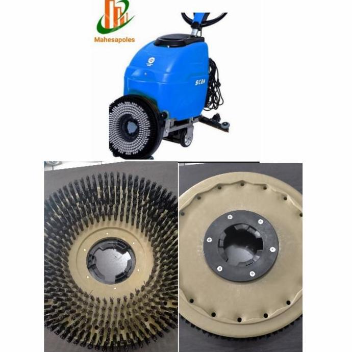 NEW Hardbrush Mesin Scrubber 18 inch/Sparepart Scrubber elektrik