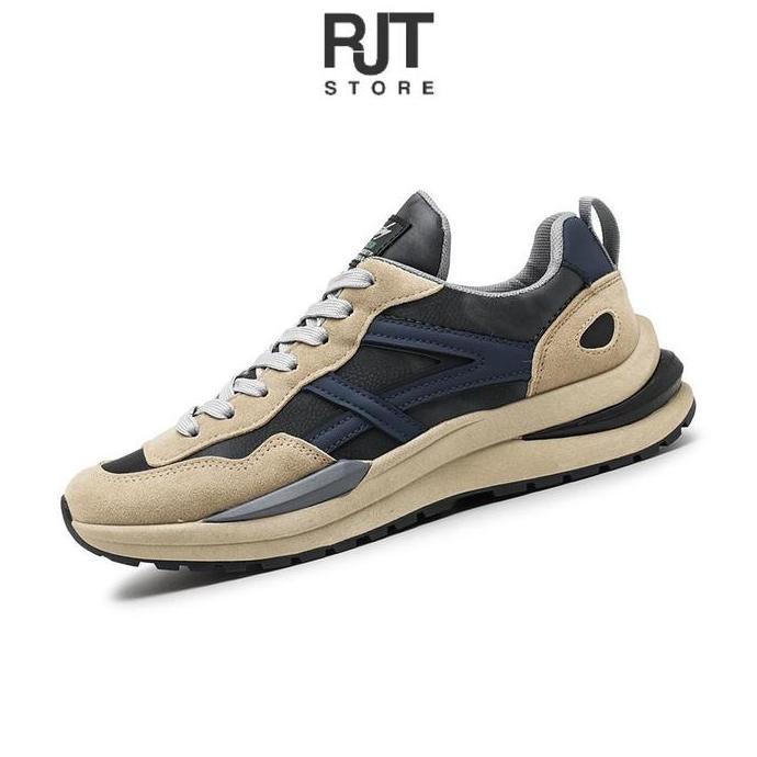 Casual- Rjt Fuccino Sepatu Sekolah -Sneakers Kerja - Casual Pria Sport Running Shoes Olahraga Kasual