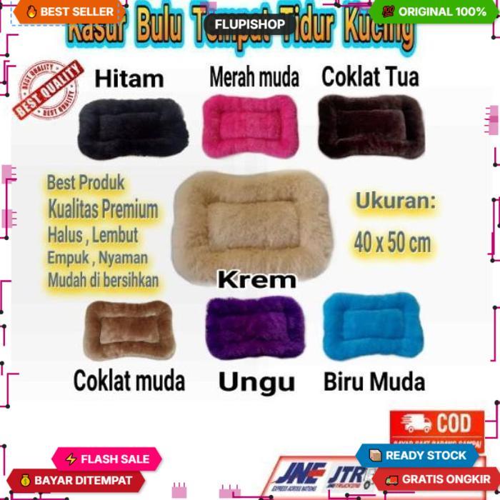 Tempat Tidur Kucing - Kasur Bulu - Kasur Kucing Best Seller