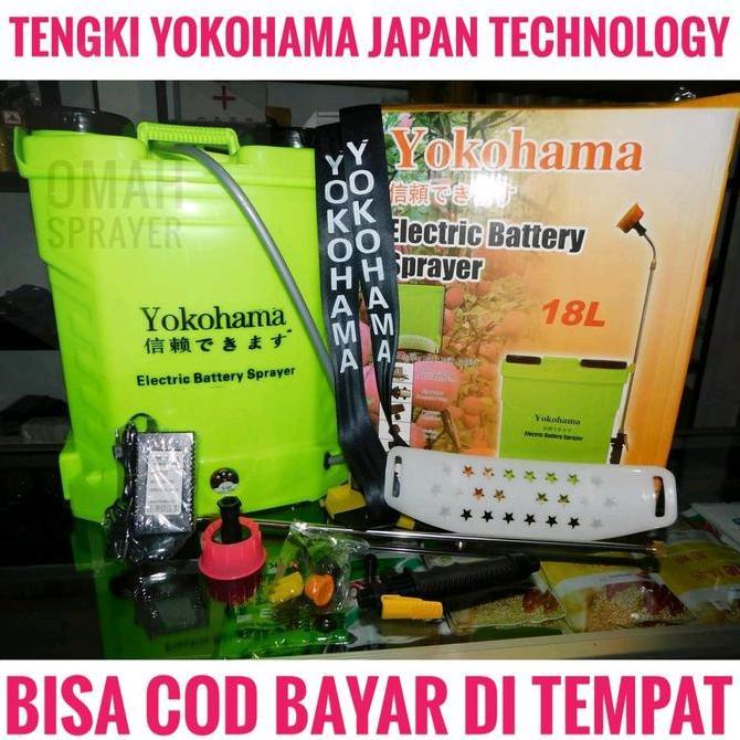 Best Seller Tengki Knapsack Sprayer Elektrik Single Dan 2In1 Yokohama E Kabut 110 Psi Dll Disinfekta