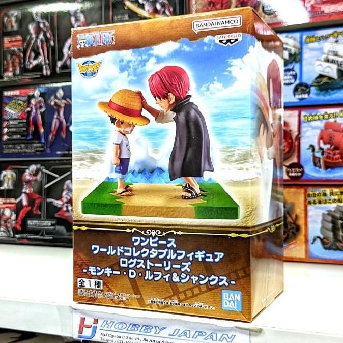 mainan - WCF One Piece Log Stories - Luffy & Shanks Diskon